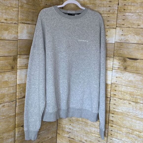 ALPHALETE CREWNECK ATHLETIC EVERYDAY ACTIVEWEAR TRAINING ATHLEISURE SWEATSHIRT - Picture 1 of 2